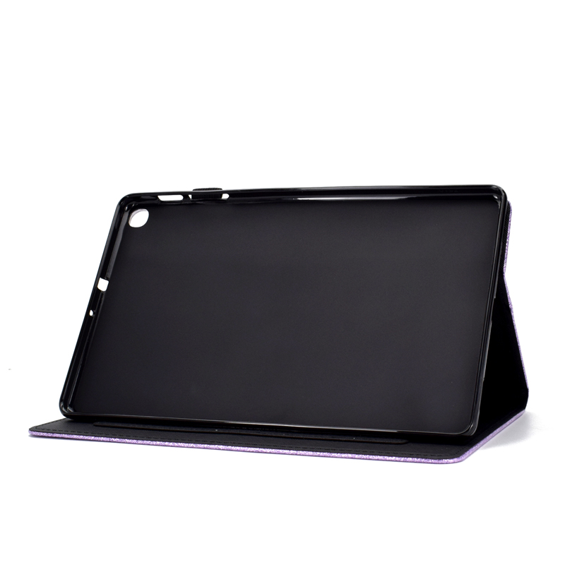 Case Samsung Galaxy Tab S5e SM-T720 #เคสแท็บเล็ตหนัง PU มีช่องใส่บัตร Glitter Powder Magnetic Stand Wallet PU Leather