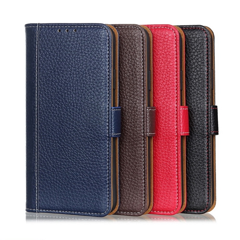 เคส Samsung Galaxy A32 5G #เคสฝาพับหนังแยกผิวลิ้นจี่ แถบปิดแม่เหล็ก