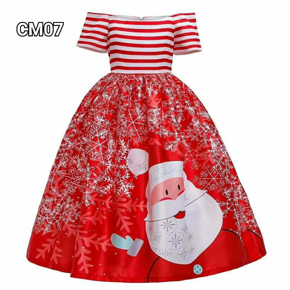 เดรสคริสต์มาส สำหรับเด็กอายุ 4 ถึง 15 ปี