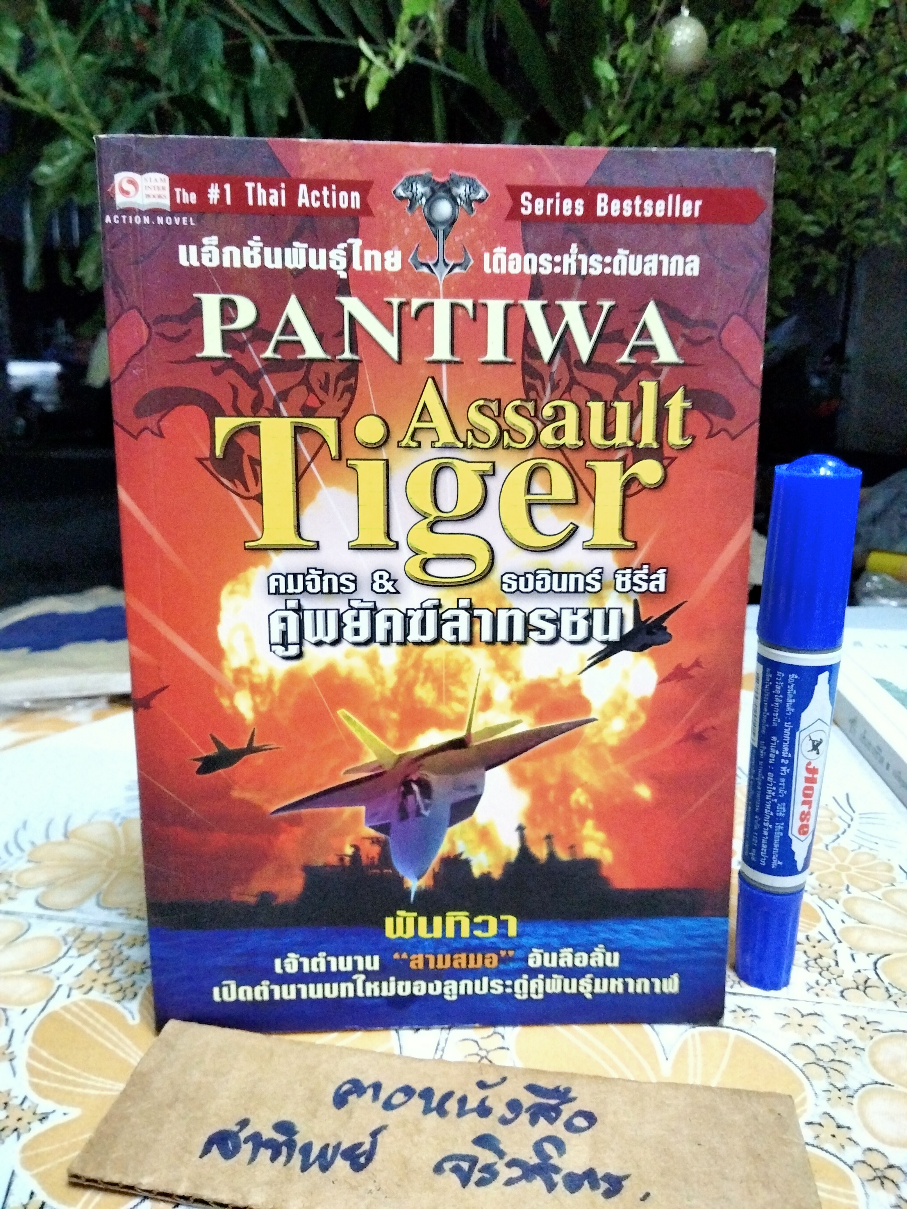 คู่พยัคฆ์ล่าทรชน (ASSAULT TIGER) โดย พันทิวา - เป็นตอนที่สองในซีรี่ส์ชุดธงอินทร์และคมจักร ภาคต่อจาก “คู่พยัคฆ์หัวใจมหากาฬ”