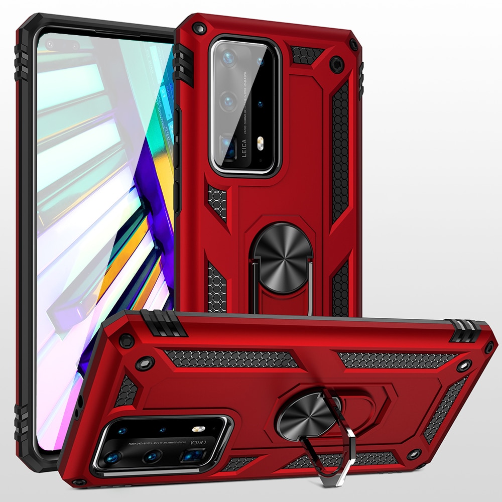 เคส Huawei P40 #เคสฝาหลัง Hybrid TPU+PC มีแหวนสวมนิ้ว