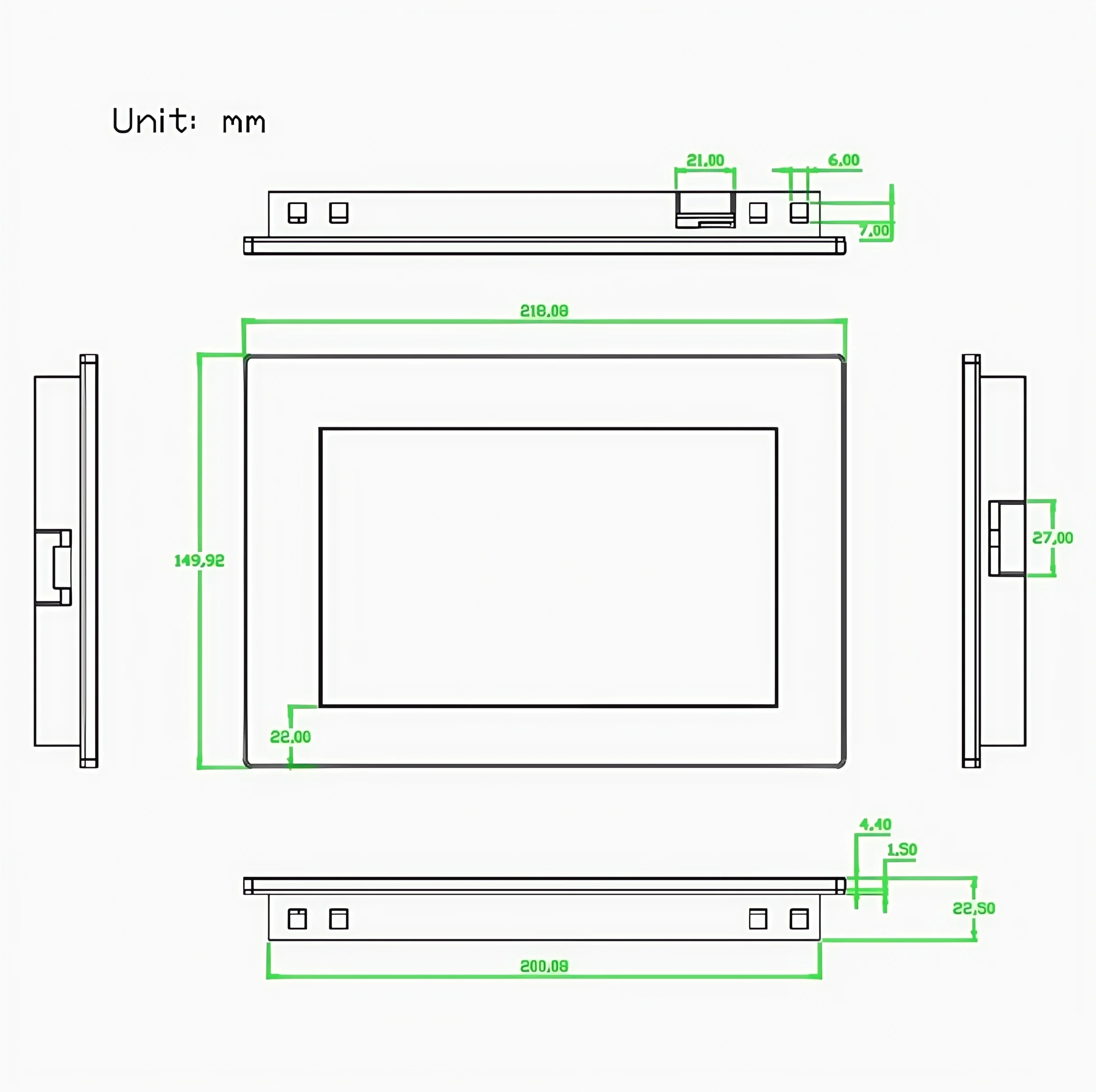Nextion NX8048K070-011C NX8048K070-011R