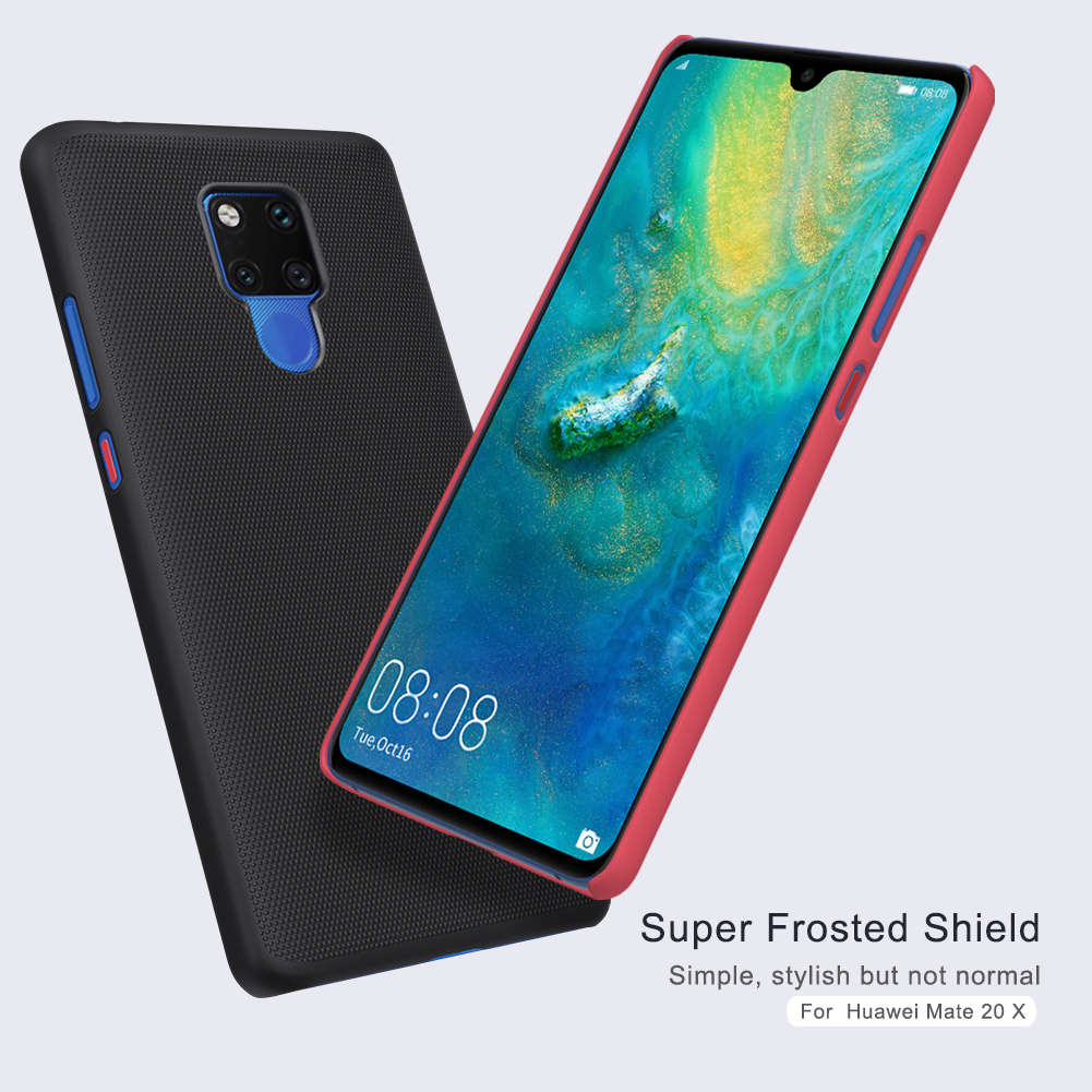 เคส Huawei Mate 20 X #เคสฝาหลังแข็ง NILLKIN แท้รุ่น Super Frosted Shield Hard Cover คุณภาพดี