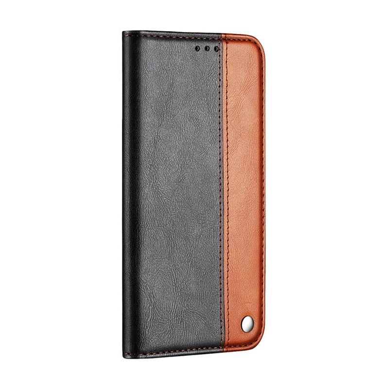 เคส Samsung Galaxy M51 #เคสฝาพับปกหนัง PU แบบกระเป๋าสตางค์สีทูโทน Retro PU Leather Card Slot Cover