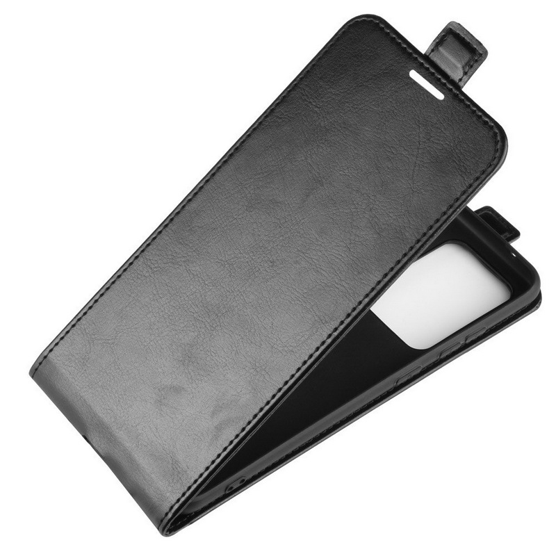 เคส Samsung Galaxy S20 Ultra / S20 Ultra 5G #เคสฝาพับหนัง PU Crazy Horse แนวตั้ง พร้อมช่องเสียบการ์ด