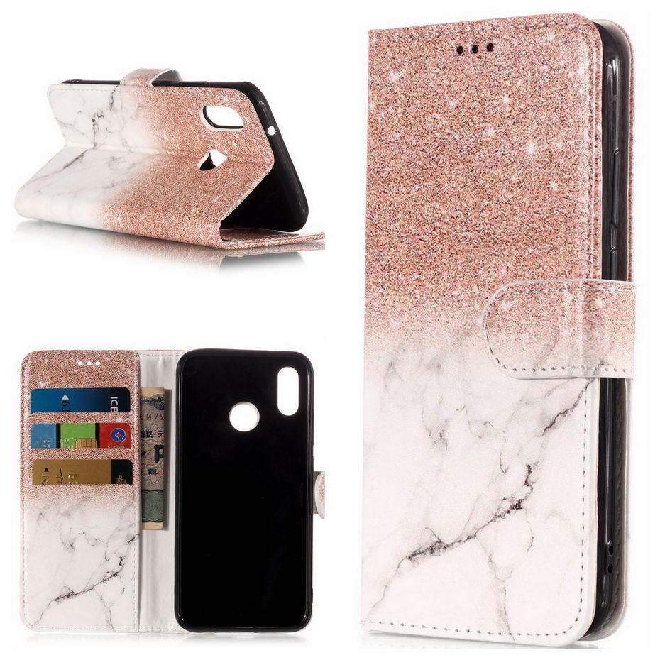 Case Huawei P20 Lite/Nova 3e #เคสฝาพับสไตล์กระเป๋าสตางค์พิมพ์ลายสวยๆ Pattern Printing Wallet Leather