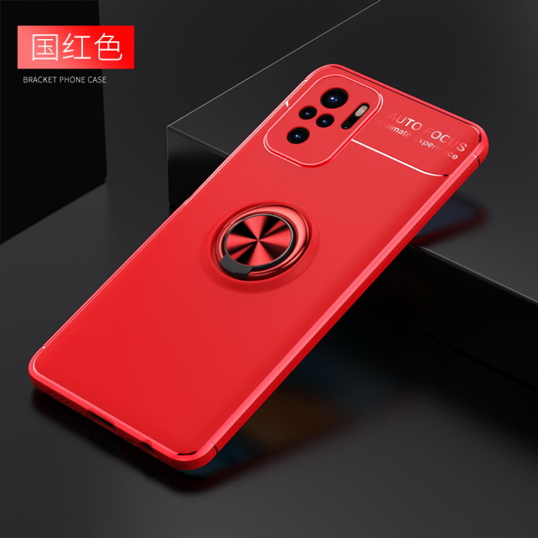 เคส Redmi Note 10 4G #เคสฝาหลัง TPU Finger Ring Kickstand (แผ่นโลหะแบบ Built-in)
