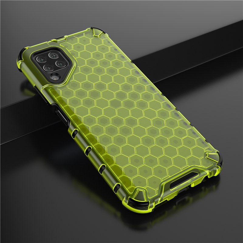 Case Huawei nova 7i #เคสฝาหลังกันกระแทก Honeycomb Shock Absorber TPU + PC + Silicone Hybrid