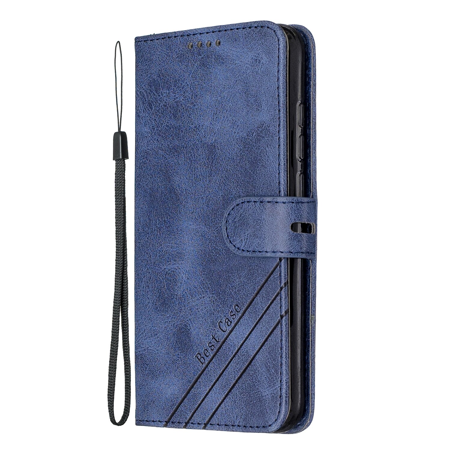 Case Huawei P40 #เคสฝาพับสไตล์กระเป๋าสตางค์หนัง PU มีสายคล้องมือ