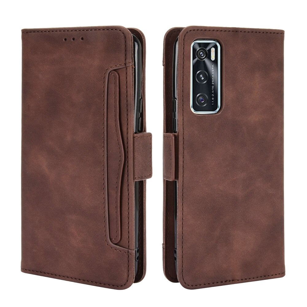 Case Vivo V20 SE #เคสฝาพับหนัง PU มีที่เสียบการ์ดหลายช่อง Multiple Card Slots PU Leather Cover