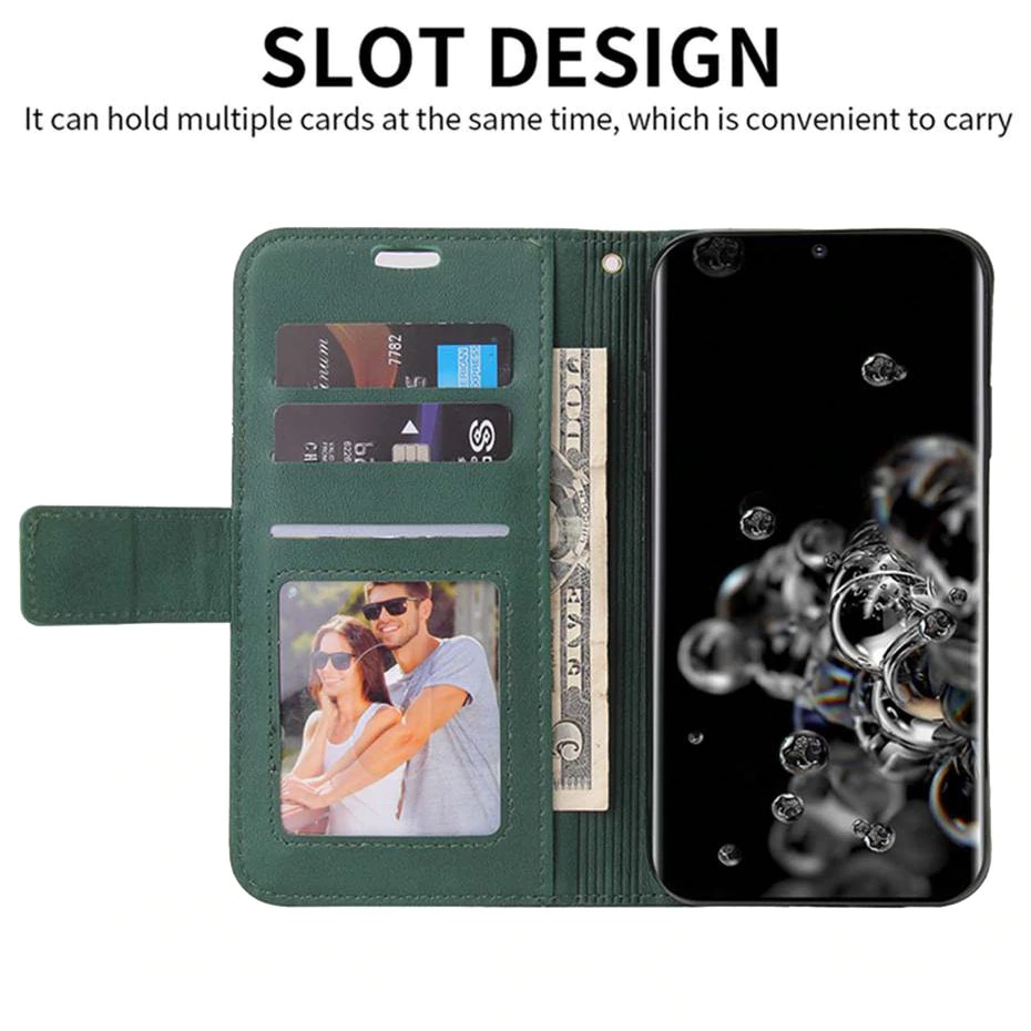 เคส Xiaomi Mi 10T Pro #เคสฝาพับแบบกระเป๋าสตางค์หนัง PU มีช่องเก็บบัตร