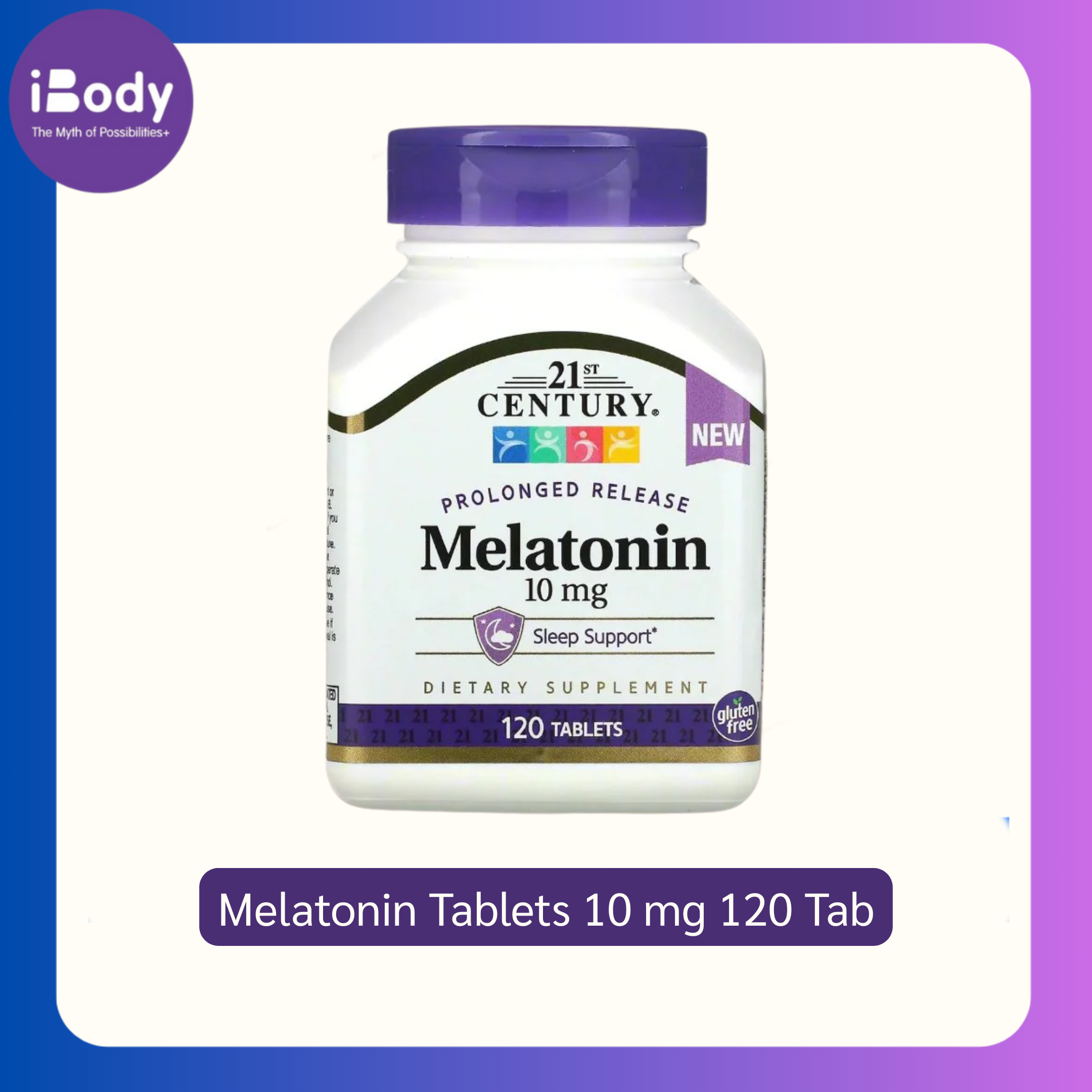 21st Century® Melatonin Tablets Sleep Healthเมลาโทนิน นอนหลับ หลับเร็ว หลับลึก หลับสบาย