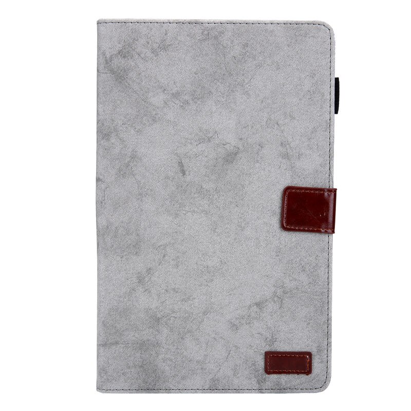 เคส Samsung Galaxy Tab A7 Lite 8.7" (T220,T225) #เคสฝาพับหนัง PU มีช่องใส่บัตร Business Style Auto Wake & Sleep Leather Case with Card Storage