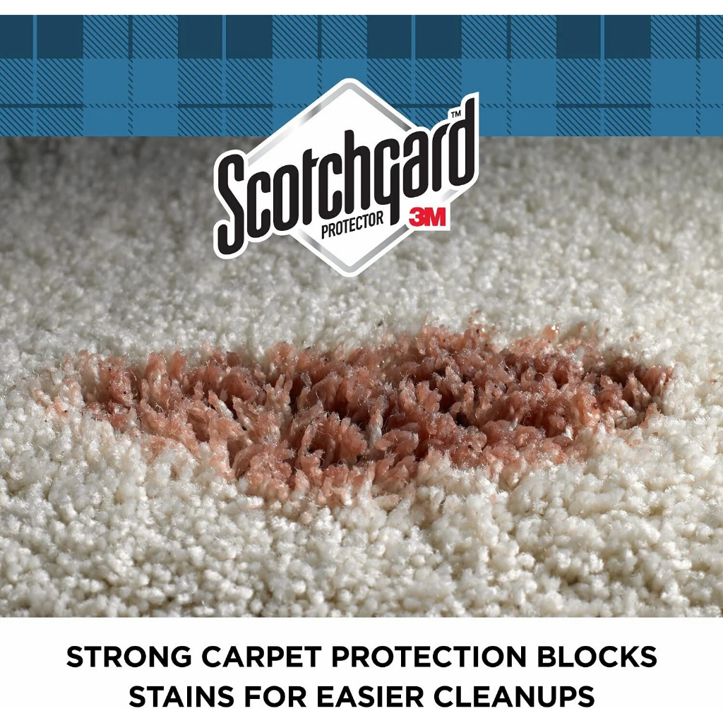(Scotchgard) Rug & Carpet Protector Blocks Stains 481g สเปรย์เคลือบกันน้ำ และคราบสกปรก สำหรับผ้าและพรม