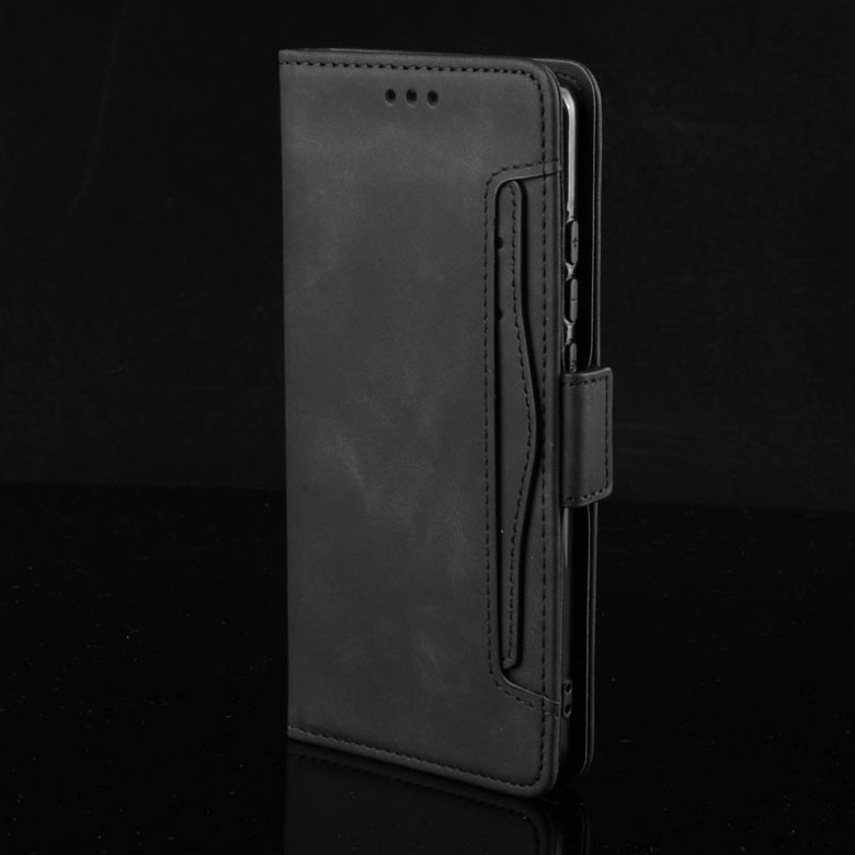 เคส OPPO A15 #เคสฝาพับหนัง PU มีที่เสียบการ์ดหลายช่อง Multiple Card Slots PU Leather Cover