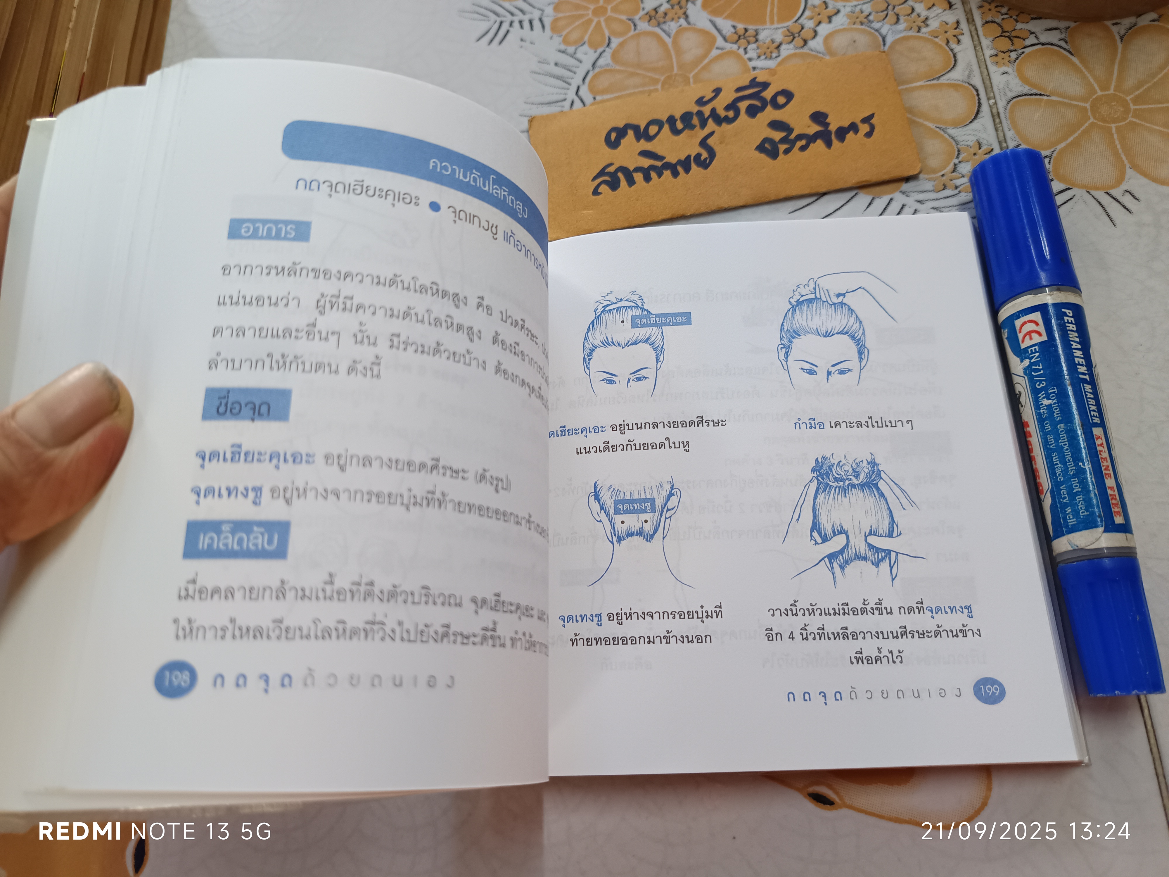 กดจุดด้วยตนเอง พนิดา กุลประสูติดิลก แปลและเรียบเรียง สนพ.สุขภาพใจ