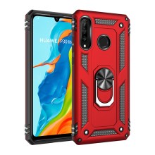 เคส Huawei P30 Lite #เคสฝาหลัง Hybrid TPU+PC มีแหวนสวมนิ้ว