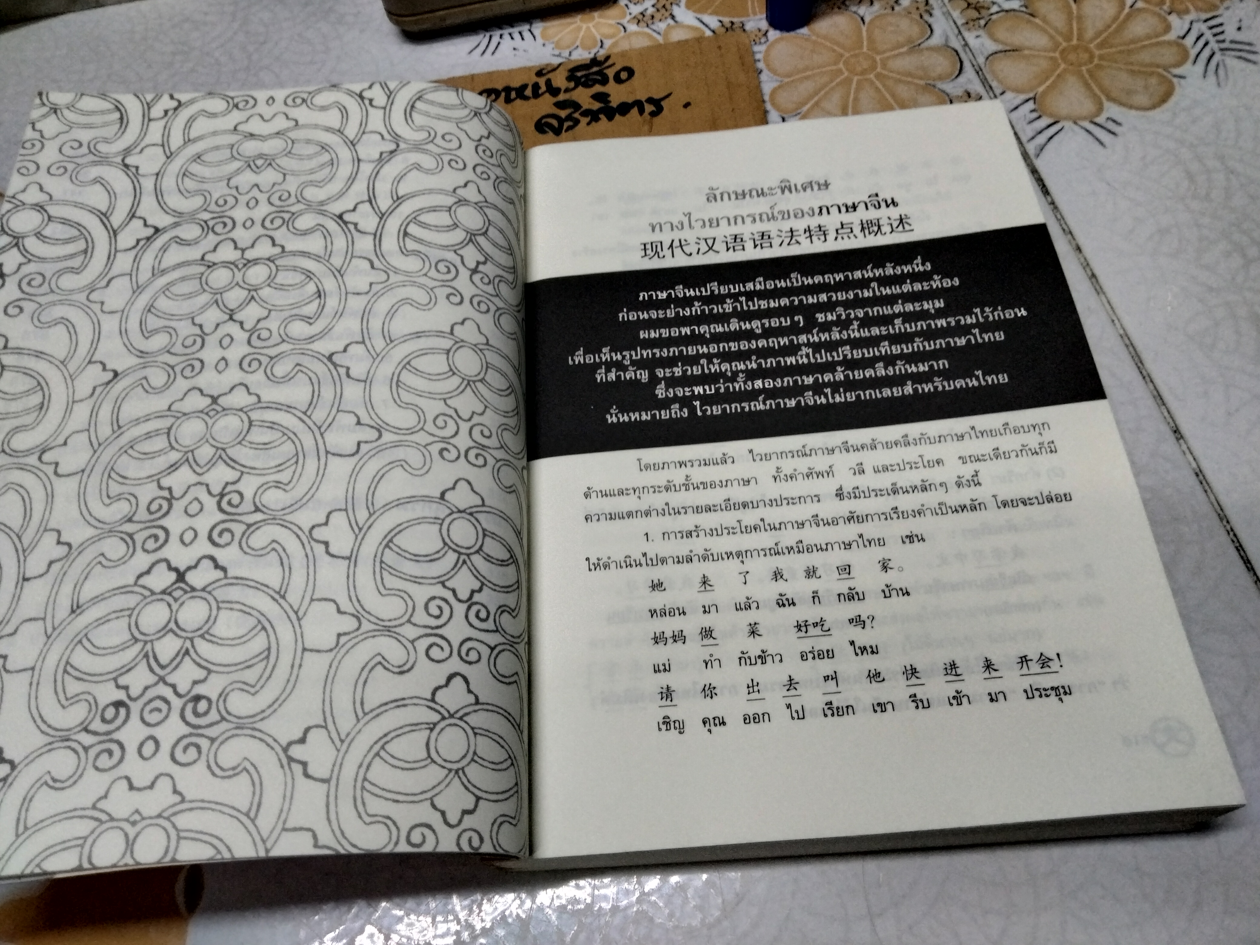 ไวยากรณ์ภาษาจีน ฉบับเปรียบเทียบ COMPARATIVE CHINESE GRAMMAR เหยิน จิ่งเหวิน เขียน คู่มือไวยากรณ์สำหรับคนไทยโดยเฉพาะ (ตำหนิ - มีรอยปลวกเล็กน้อย) **สินค้าหมด**