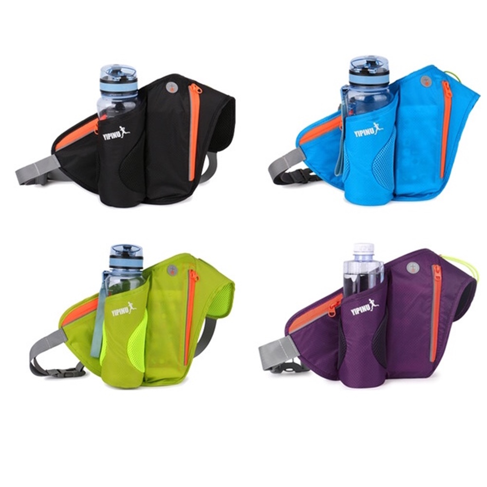 กระเป๋าคาดเอวใส่ขวดน้ำ YIPINU สำหรับวิ่ง ใส่ขวดน้ำ Aonijie ขนาด 600 ml 1 ขวด (A07)