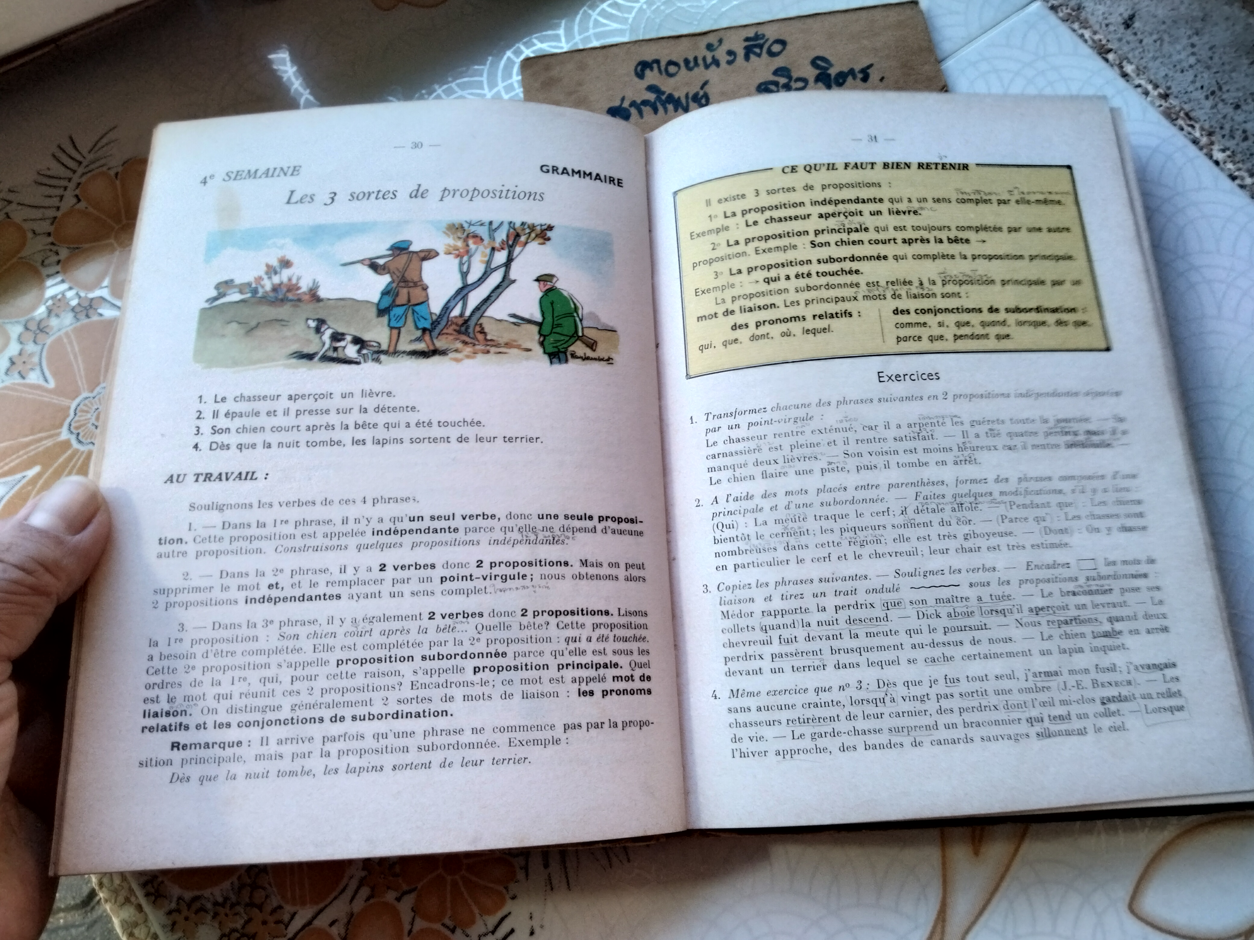 Grammaire conjugaison orthographe. Cours moyen Par A. Berthou, S. Gremaux, Mme G. Voegelé **สินค้าหมด**