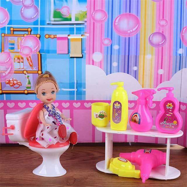 set บาร์บี้อาบน้ำพร้อมเครื่องแต่งตัว