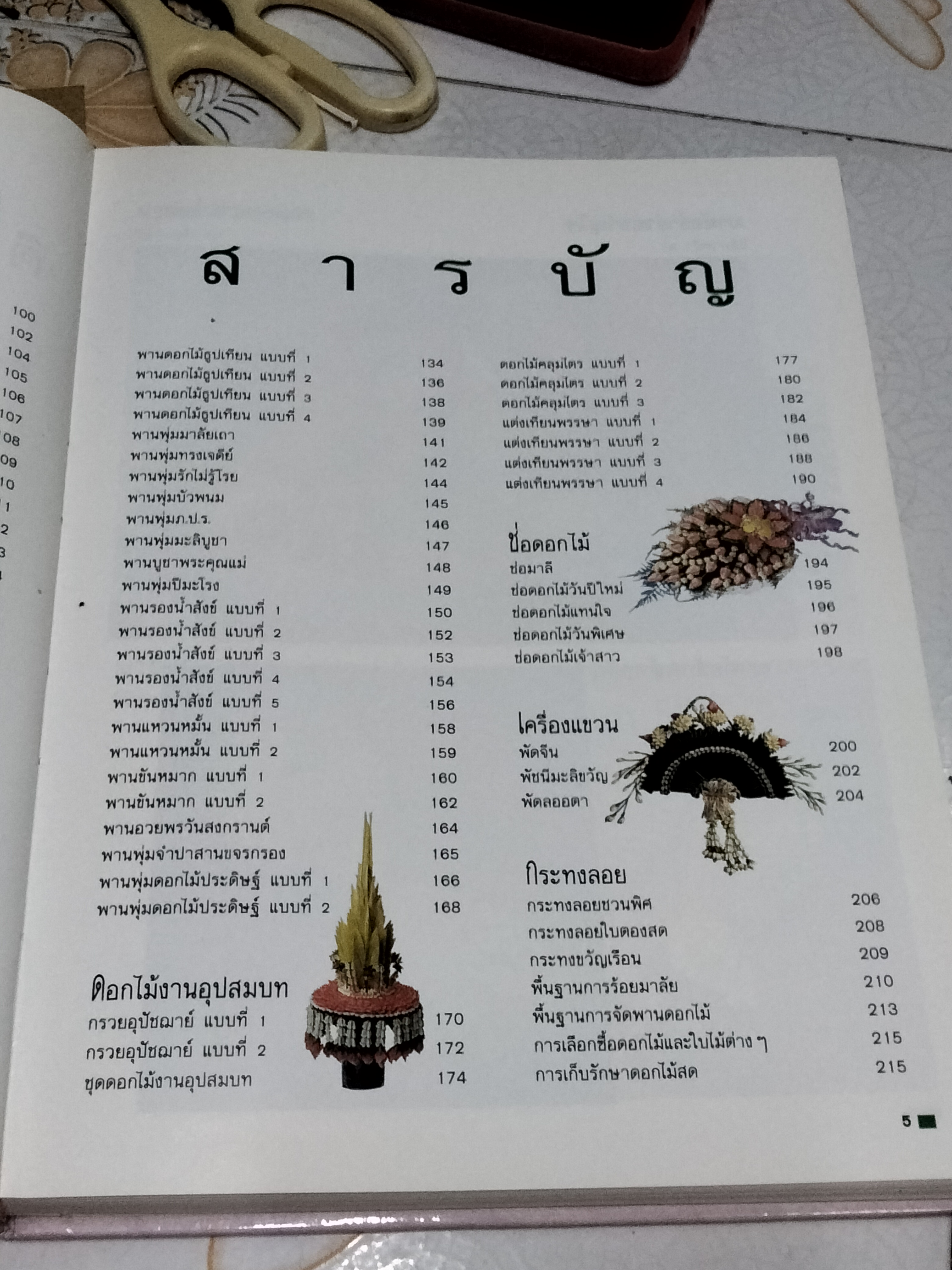 ดอกไม้สด โดย อาจารย์ชุมสาย สวนสิริ ตำราเล่มพิเศษในเครือนิตยสารขวัญเรือนและงานฝีมือ พิมพ์ปี พ.ศ 2534 **สินค้าหมด**