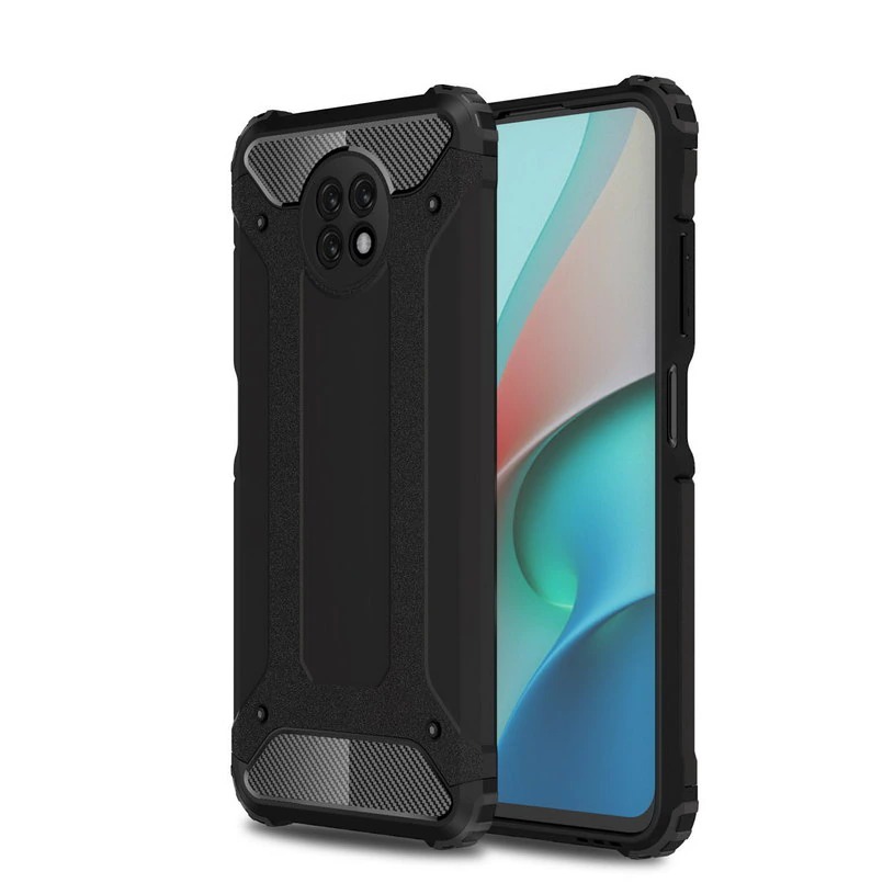 เคส Redmi Note 9T 5G #เคสฝาหลังเกราะป้องกัน ไฮบริด พลาสติก+TPU Heavy Duty Rugged Hybrid