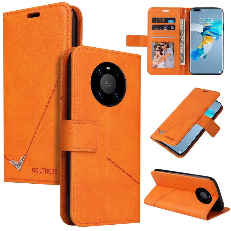 Case Huawei Mate 40 Pro #เคสฝาพับแบบกระเป๋าสตางค์หนัง PU มีช่องเก็บบัตร