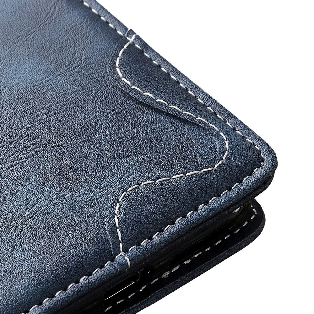 Case Redmi Note 8 Pro #เคสฝาพับ S-shape Textured PU Leather Wallet