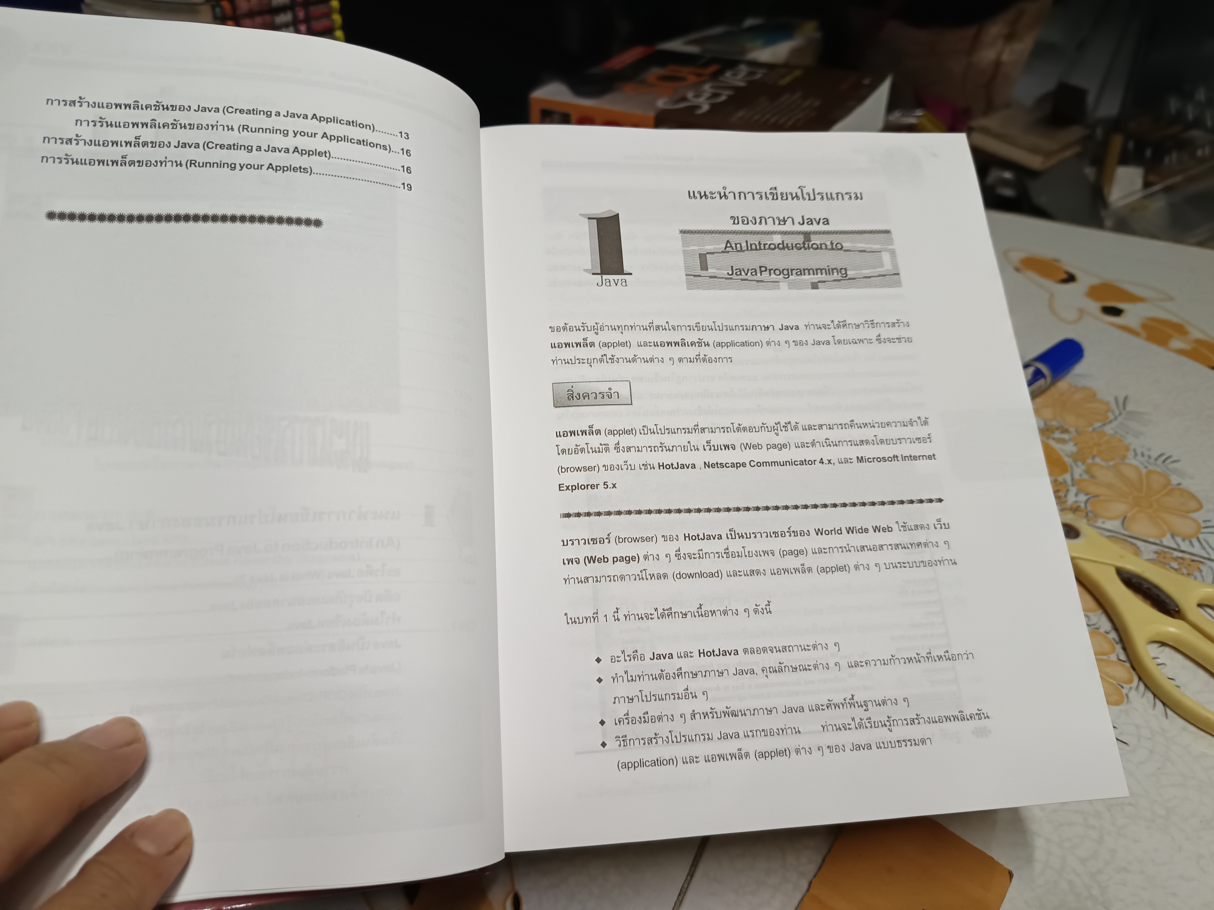 การเขียนโปรแกรมสำหรับ Applications และ Applets ด้วย JAVA โดย เจนวิทย์ เหลืองอร่าม พิมพ์ปีพ.ศ 2542 (ไม่มี cd) **สินค้าหมด**