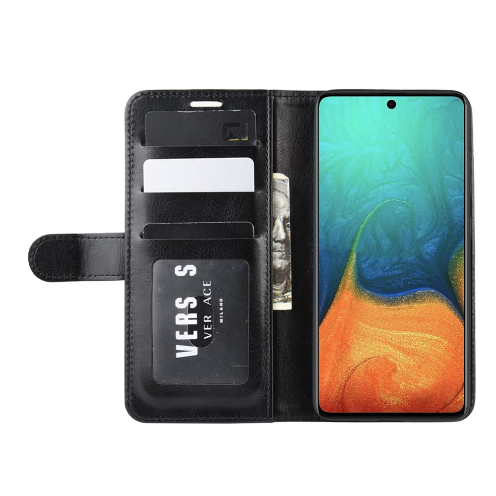 Case Samsung Galaxy A51 #เคสฝาพับหนัง PU ผิวหนังม้าสไตล์กระเป๋าสตางค์