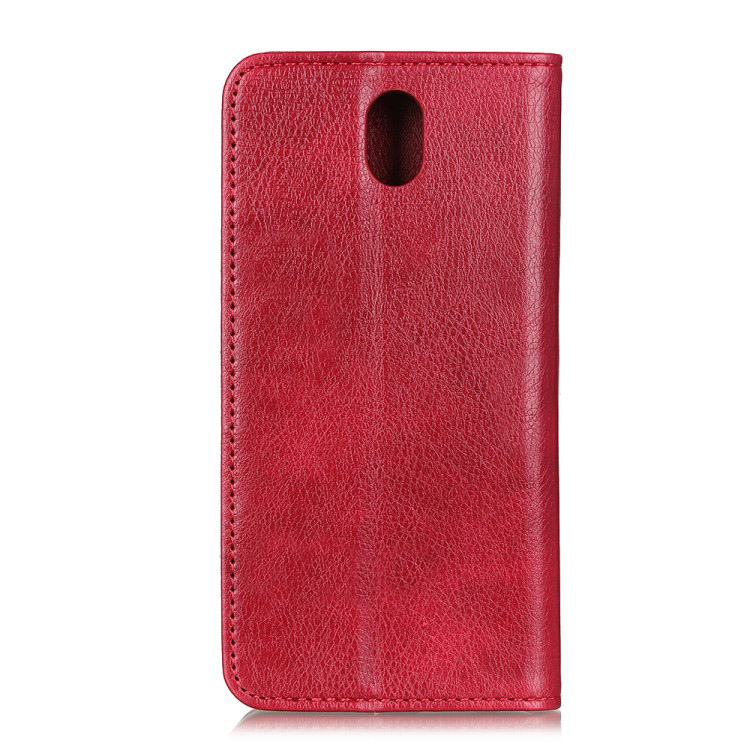 Case Xiaomi Redmi 8A #เคสฝาพับแบบกระเป๋าสตางค์ Auto-absorbed Split Leather อัตโนมัติดูดซับ