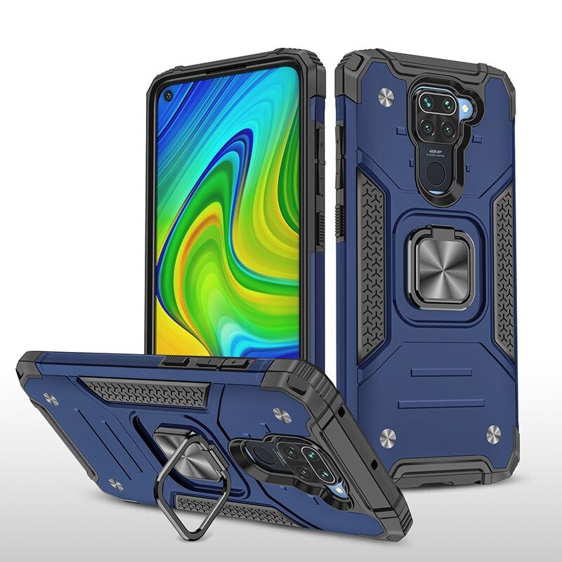 เคส Redmi Note 9 #เคสฝาหลัง Hybrid TPU+PC มีแหวนสวมนิ้ว