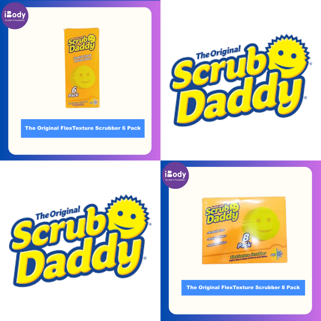 Scrub Daddy® The Original FlexTexture Scrubber ฟองน้ำทำความสะอาดอเนกประสงค์