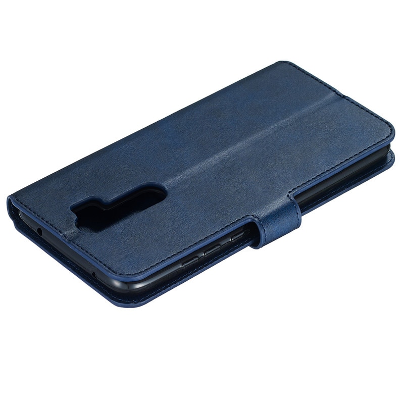 Case Xiaomi Redmi Note 8 Pro #เคสฝาพับมีช่องใส่บัตร 3 ช่อง PU Leather + TPU Wallet Style Protection
