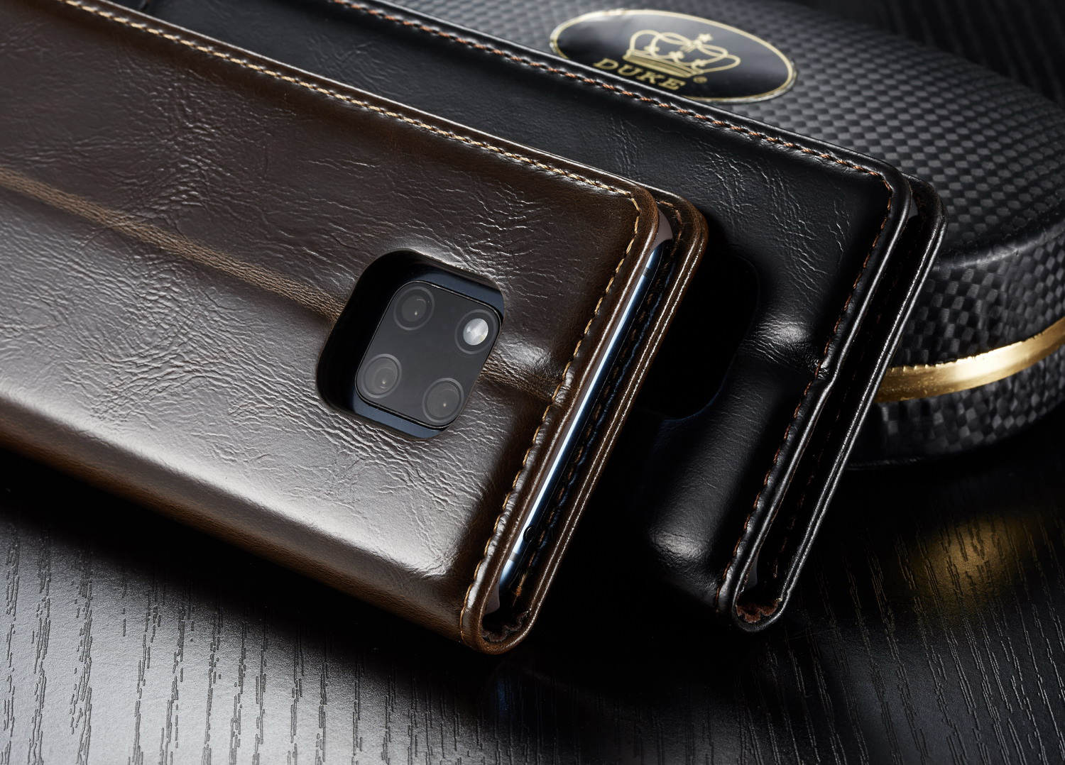 Case Huawei Mate 20 Pro #เคสฝาพับสไตล์กระเป๋าสตางค์ CASEME Oil Wax PU Leather Retro Wallet เคสคุณภาพดีราคาถูก