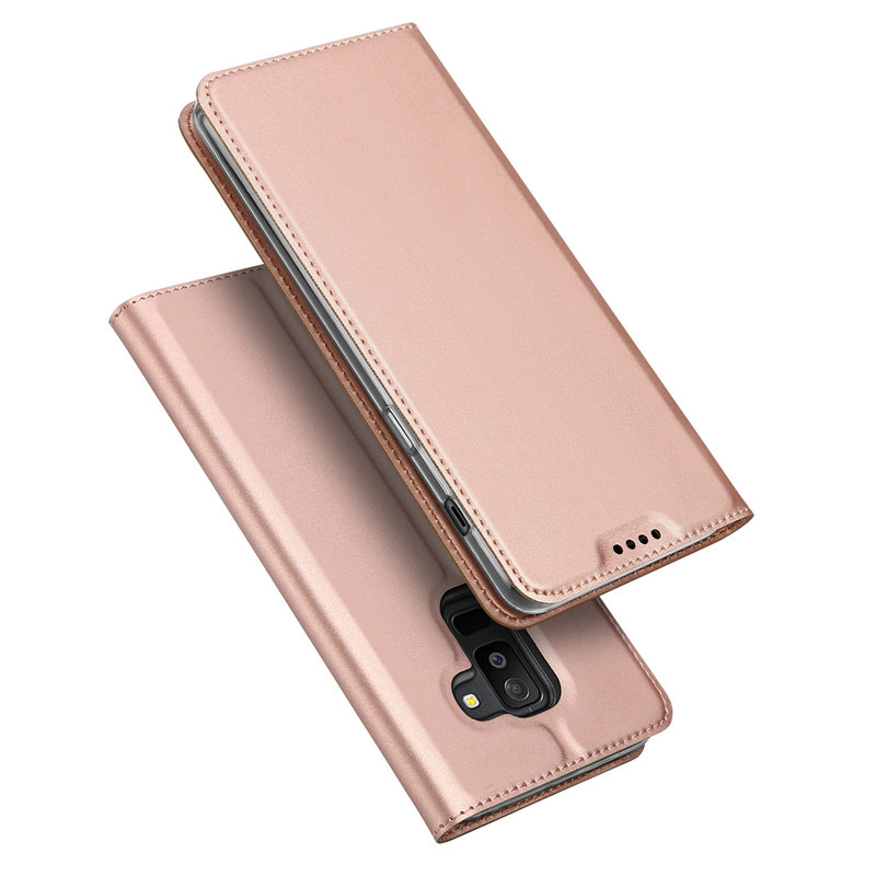 เคส Samsung Galaxy J8 (2018) #เคสฝาพับ DUX DUCIS Skin Pro Series คุณภาพดี