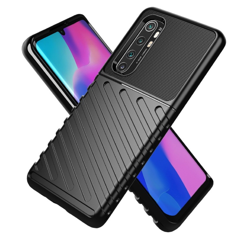 Case Xiaomi Mi Note 10 Lite #เคสฝาหลัง TPU อ่อน Thunder Series Twill Texture Soft TPU