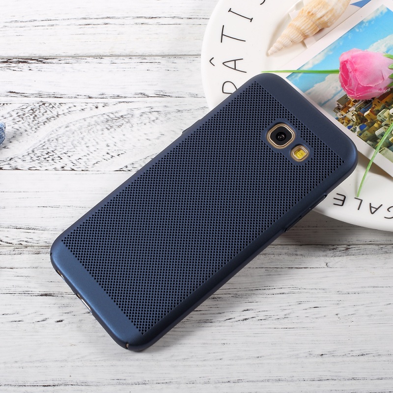 เคส Samsung Galaxy A7 2017 #เคสรูตาข่ายกลวงกระจายความร้อนได้ดี สวยโดดเด่นทันสมัยสีสันสวยงาม
