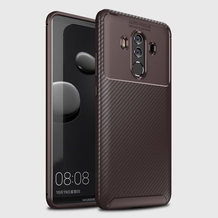 เคส Huawei Mate 10 Pro #เคสฝาหลังนิ่ม Carbon Fiber Anti-drop TPU Protection