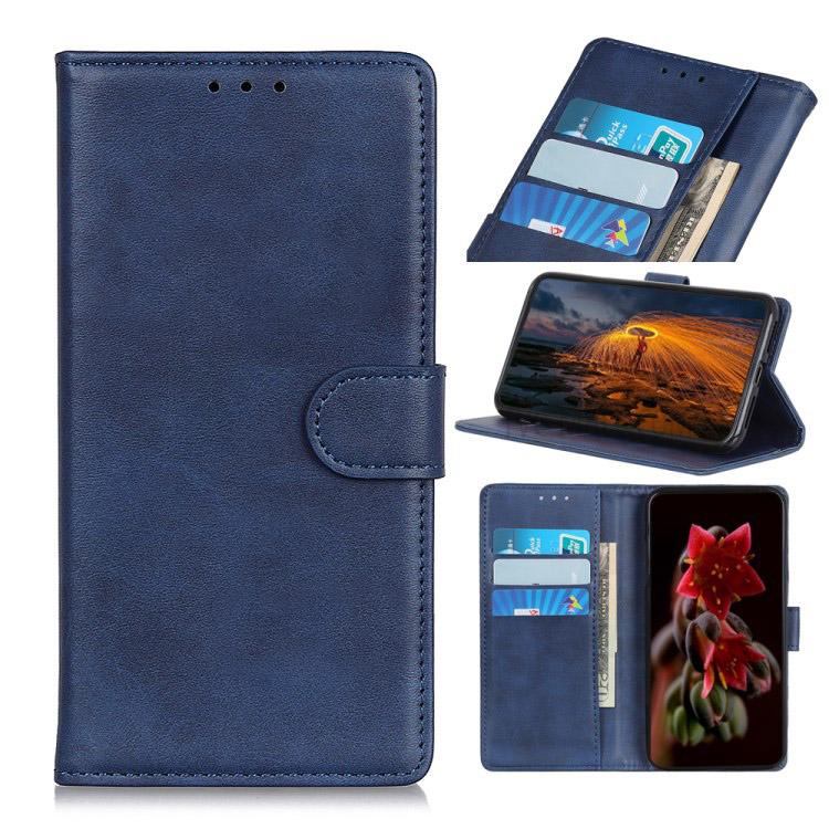 เคส OPPO Reno 2F #เคสฝาพับหนัง PU สไตล์กระเป๋าสตางค์ Matte PU Leather Wallet