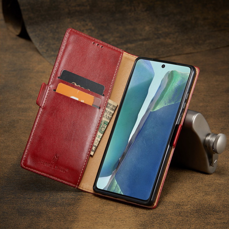 เคส Samsung Galaxy S20 Ultra / S20 Ultra 5G #เคสฝาพับหนัง PU สไตล์กระเป๋าสตางค์พร้อมช่องใส่การ์ด Luxury Flip Stand Card Phone Leather Wallet Cover Casing