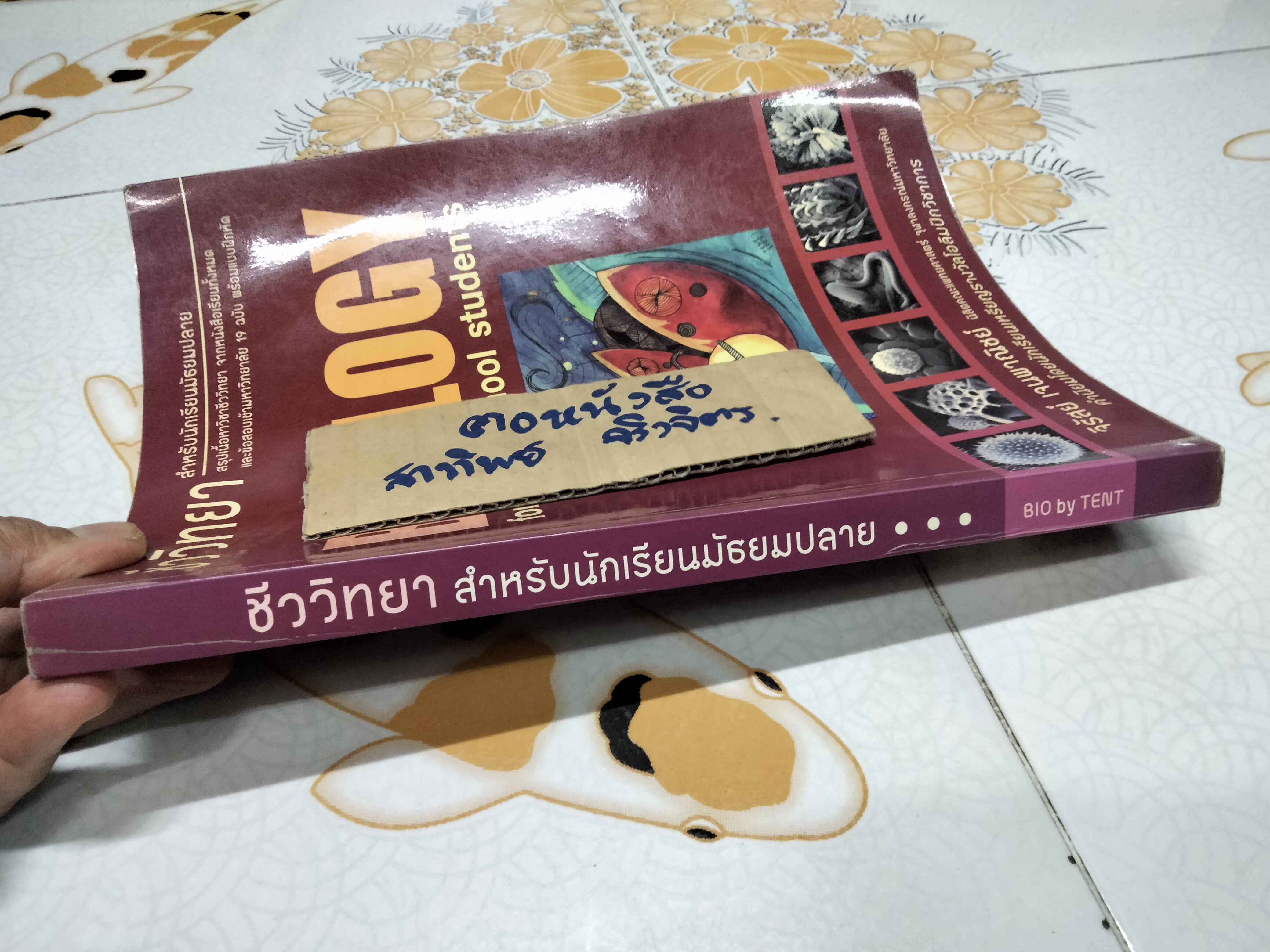 หนังสือชีววิทยา (ปกเต่าทอง) เล่มสีเลือดหมู โดย จิรัสย์ เจนพาณิชย์ **สินค้าหมด**