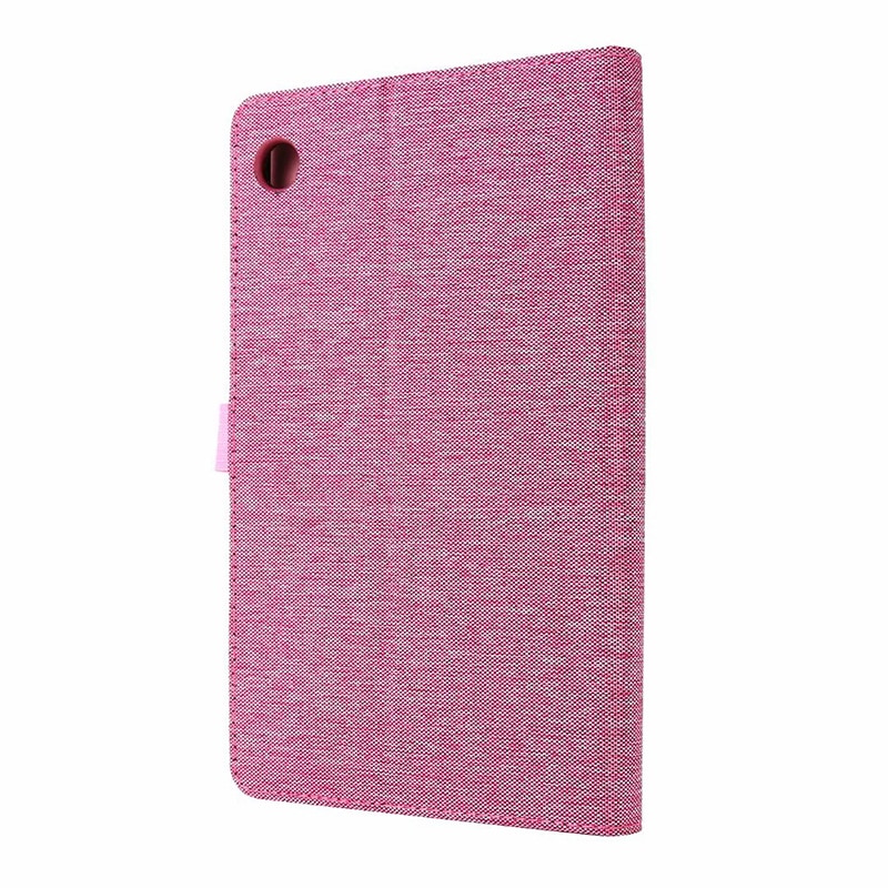 Case Huawei MatePad T8 8นิ้ว #เคสฝาพับหนัง PU ผิวผ้าพับตั้งได้ Cloth Leather Wallet
