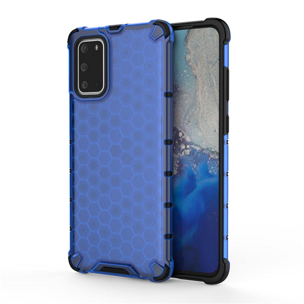 เคส Samsung Galaxy S10 Lite #เคสฝาหลังกันกระแทก Honeycomb Shock Absorber TPU + PC + Silicone Hybrid