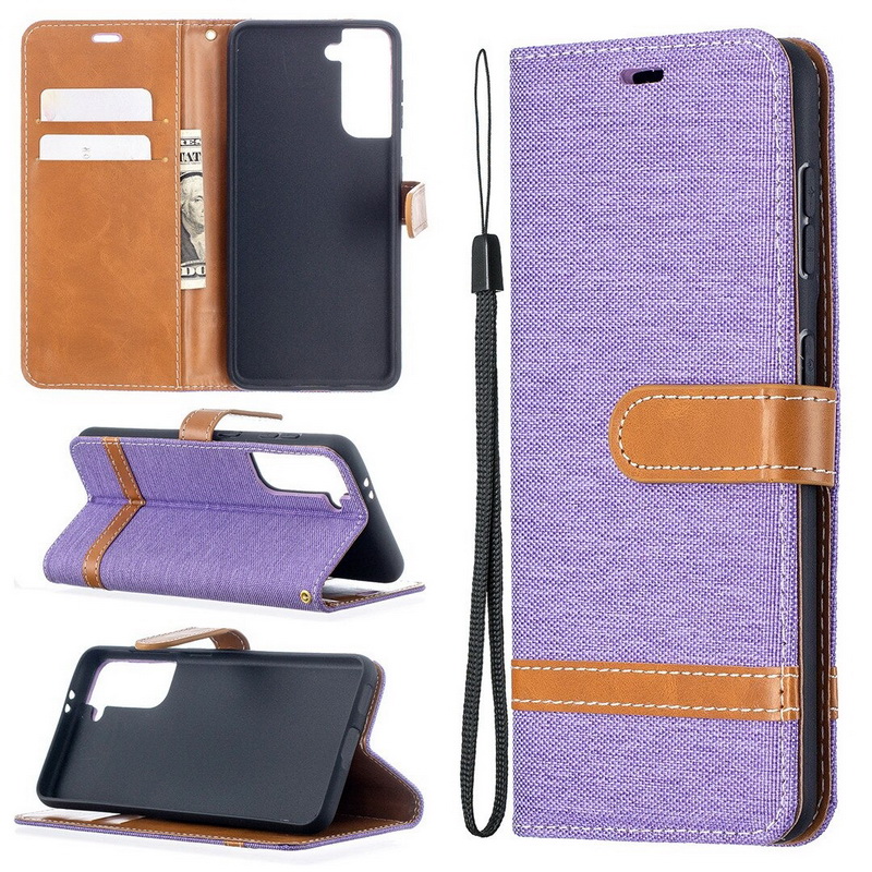 เคส Samsung Galaxy M14 5G #เคสฝาพับหนัง PU พร้อมสายคล้องมือ สีสันสดใส