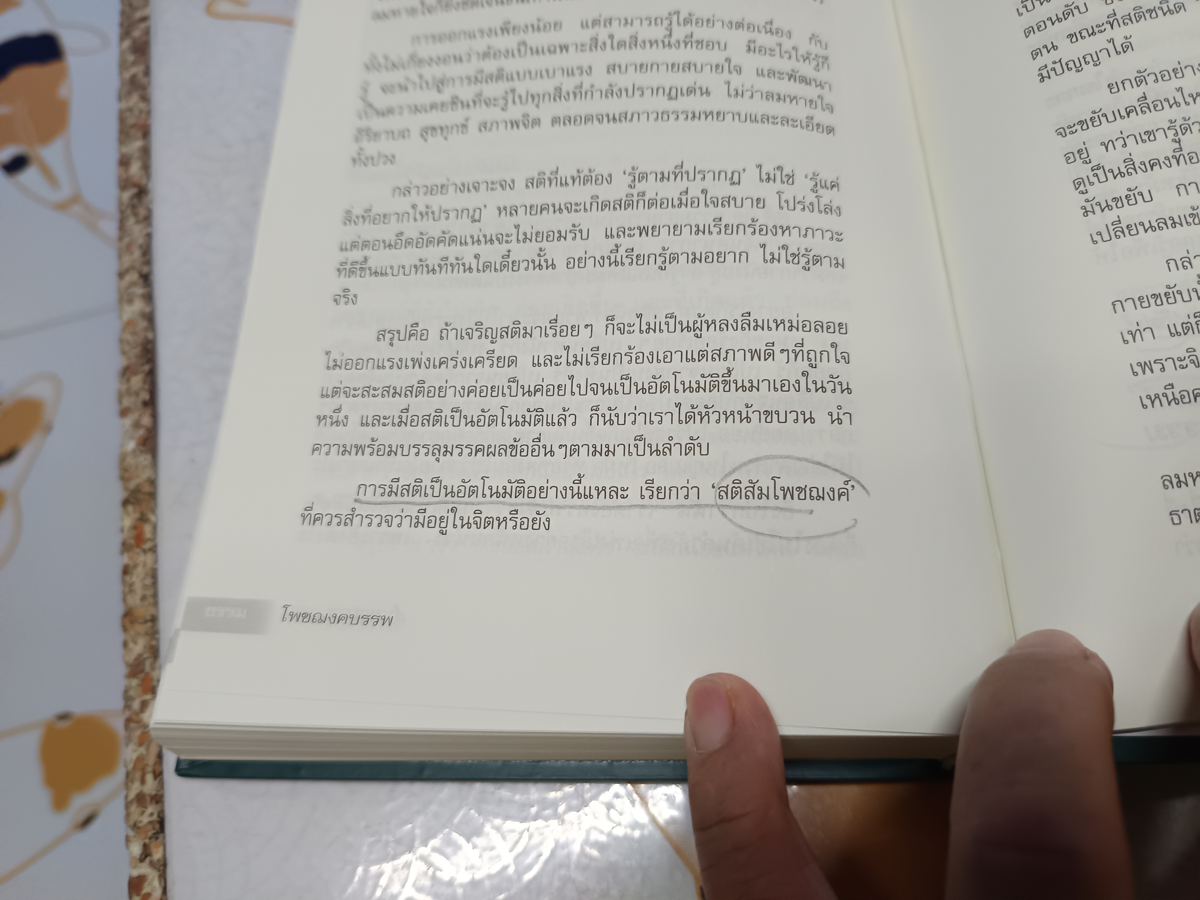 มหาสติปัฏฐานสูตร โดย ดังตฤณ (ปกแข็ง) มีรอยขีดเส้นใต้ด้วยดินสอเล็กน้อย **สินค้าหมด**