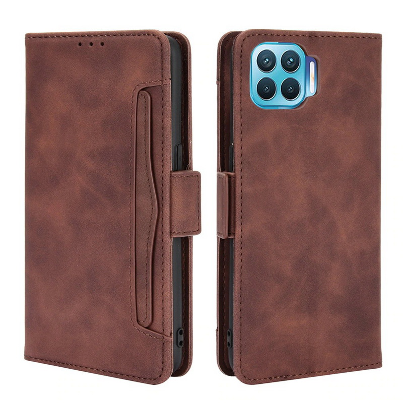 Case OPPO A93#เคสฝาพับหนัง PU มีที่เสียบการ์ดหลายช่อง Multiple Card Slots PU Leather Cover
