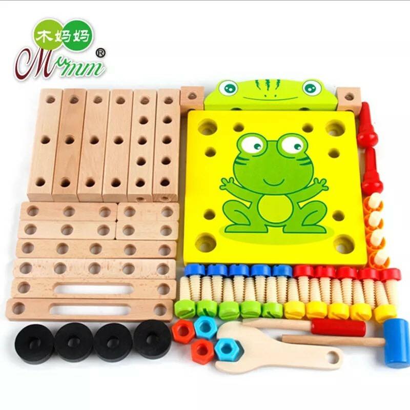 ของเล่นไม้ เก้าอี้ขันน็อต แปลงร่างได้