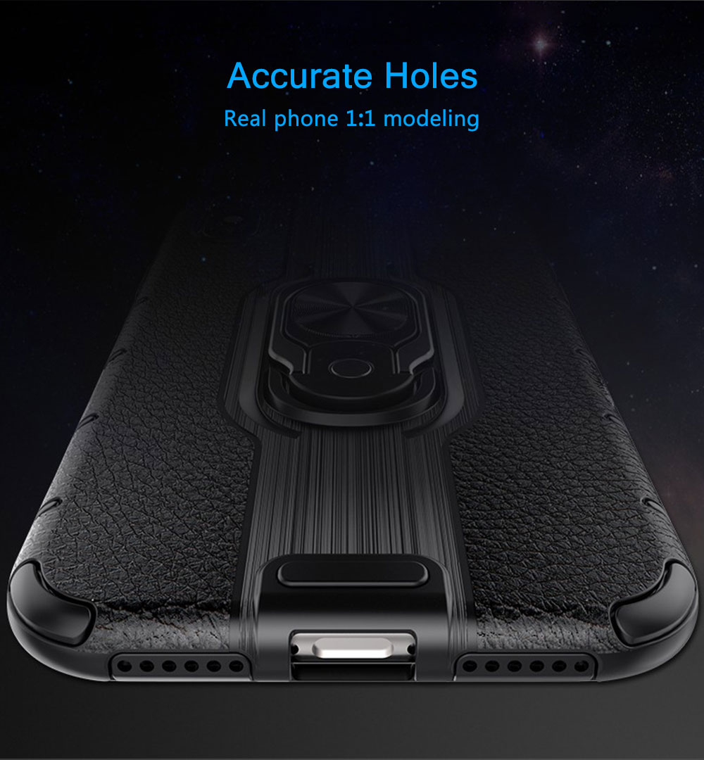 Case Samsung Galaxy Note 10 #เคสฝาหลังไฮบริดมีแหวนสวมนิ้ว Detachable Ring Holder Kickstand PC TPU Combo Case